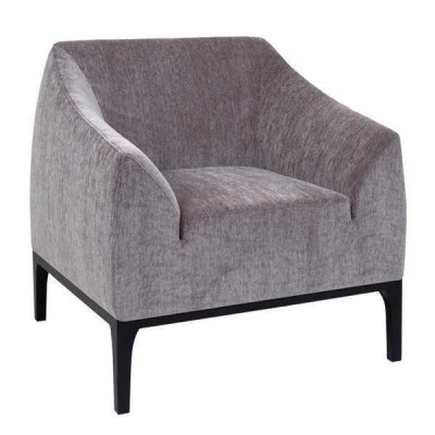 Gray Living room Armchair Upholstered Chair Single Seater Modern Relax Chair