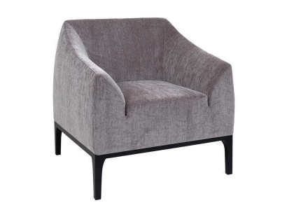 Gray Living room Armchair Upholstered Chair Single Seater Modern Relax Chair