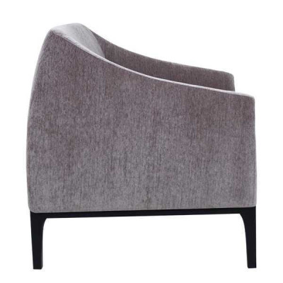Gray Living room Armchair Upholstered Chair Single Seater Modern Relax Chair