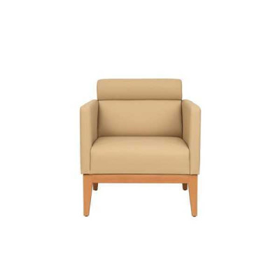 Beige club chair Relax 1-Seater Designer Armchair Living room Seater