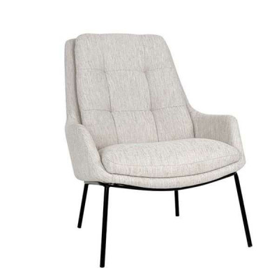 Designer Upholstery Chair Gray Armchair Luxury Armchair Textile Single Seater