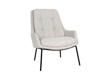 Designer Upholstery Chair Gray Armchair Luxury Armchair Textile Single Seater