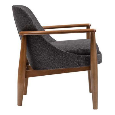 Gray Modern Chair Designer Armchairs Living room Upholstery Single Seater
