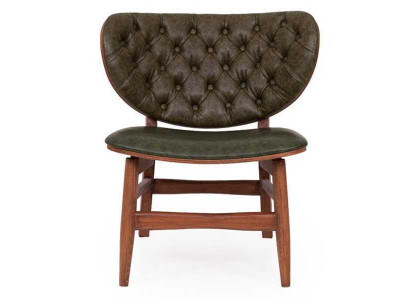 Modern Chesterfield Green Single Seat Upholstered Single Seat Recliner Chair