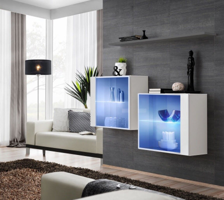 Wall unit Wardrobe Modern Design Cabinets Living room furniture Wall Shelf