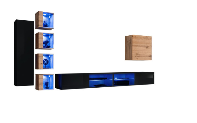 Modern Furniture Designer Wall unit Furnishings Luxury Suite new wall cabinet