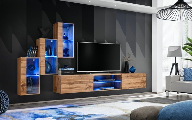 Modern Furniture Wall unit Designer Set 4pcs Wall Shelves Furnishings new
