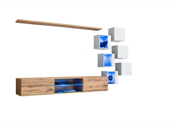 Living room furniture Sideboard Wooden Furniture Luxury Set Furnishings Complete Wall Cabinet