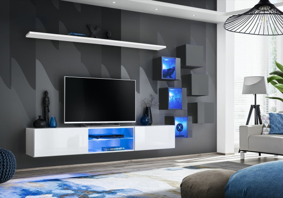 Luxury Furniture Wooden Furniture Furnishings TV Lowboard Shelves Sideboard Wall Cabinet