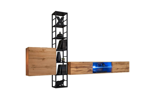 Wall shelves Wall unit wall cabinet Shelf Design TV lowboard sideboard luxury new
