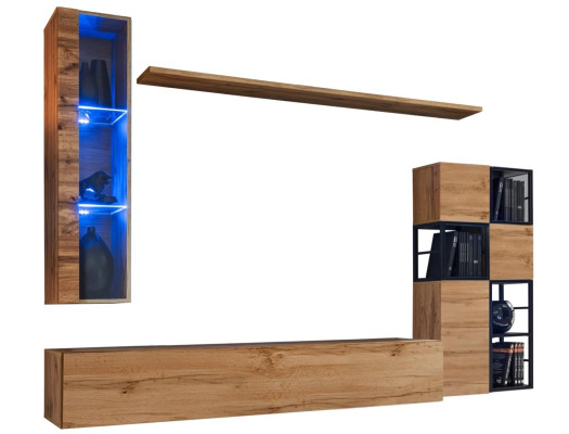 Wooden furniture Brown Design Wall unit TV Stand Furnishings Living room furniture Suite