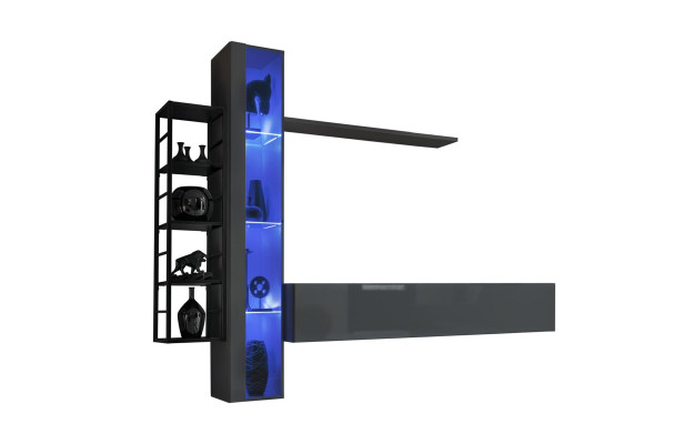 Modern Wall unit Furnishings Design Style Living room TV Lowboard Wall Display case