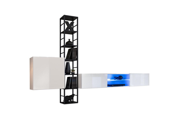 Living room Complete Set 3 pieces luxury wall unit wall cabinet TV lowboard design