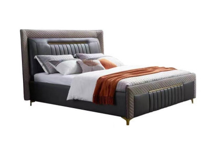 Modern Bed Beds modern luxury Leather Bed Hotel bed Double bed new
