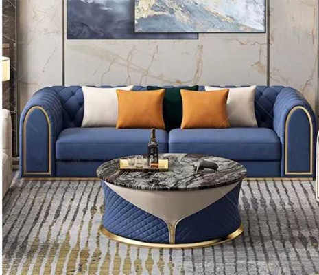 Luxury living room set 3 pieces Chesterfield modern style sofa set 3+2+1 designer