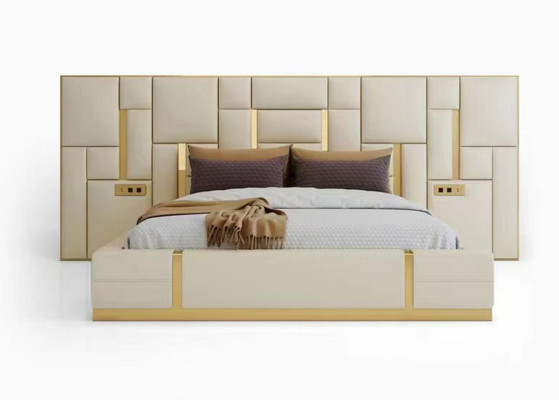 Complete Bedroom Furniture Set 3 pcs. Design Furniture Bedside tables Beds