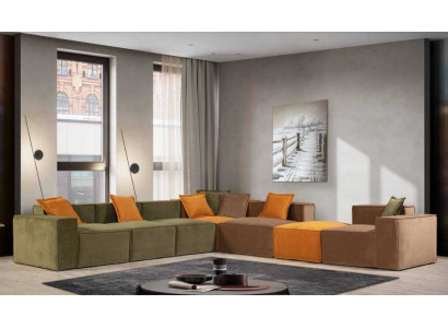Modern L-shape Couch Luxury Living room Corner sofa Corner sofa Textile Furniture