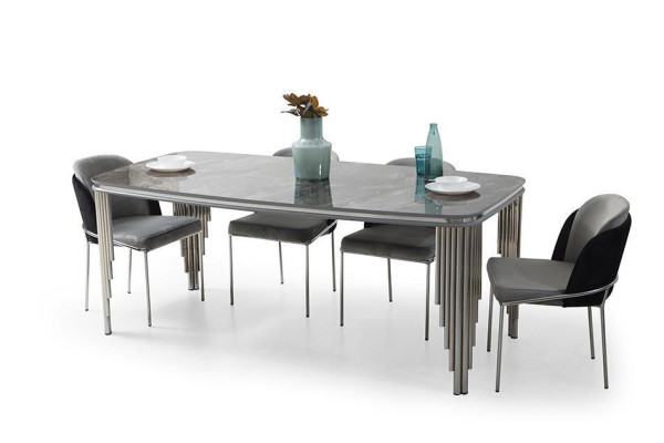 Chair Dining room chair Kitchen Chair Recliner Luxury Gray Modern Dining room