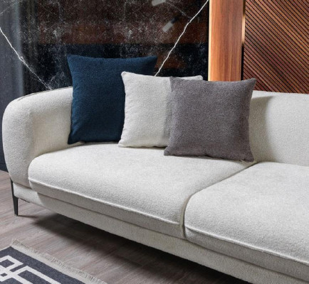 White Corner sofa L-shape Couch Living room Couches Sofas Modern Sofas