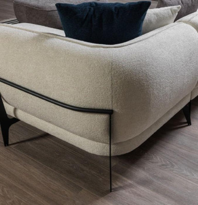White Corner sofa L-shape Couch Living room Couches Sofas Modern Sofas