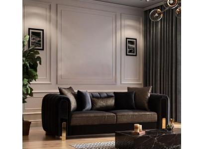 Sofa Three Seater Three Seater Modern Fabric Black Sofas Design Living room