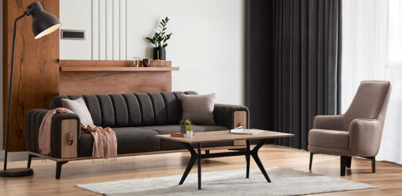Elegant sofa set modern couches three-seater armchair sofas luxury furniture