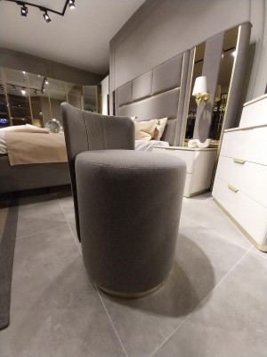 Round Stool Design Wood Furniture Luxury Living room Design Footstool