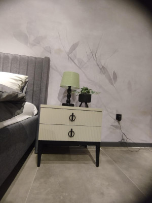 exclusive Designer Bedside table High-quality material and luxurious appearance