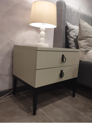 Bedroom Side table Luxury 2x Bedside tables Elegant Bedside tables 2x
