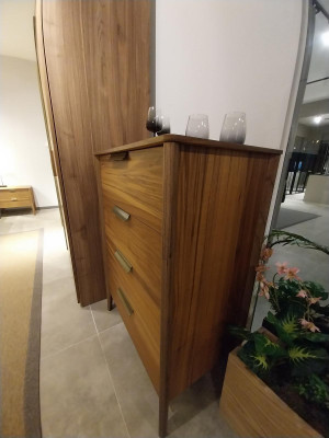 Luxury Bedroom Chest of drawers with 4 drawers wooden cabinet Design Furniture Wood new