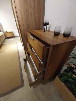 Luxury Bedroom Chest of drawers with 4 drawers wooden cabinet Design Furniture Wood new