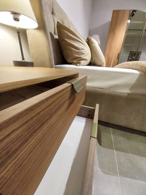Bedroom Side table luxury Bedside table Art deco style Wood hotel new