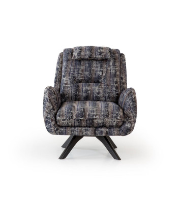 Armchair Modern Gray Living room Seat Furniture Textile Luxury Design Furniture Lounge Club