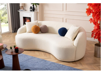 Design Couch Semicircular Couches Luxury Sofa Upholstery Furniture 4 Seater xxl big