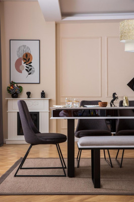 Designer dining room set 10 pieces luxury furniture stylish dining set sideboard