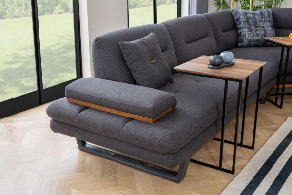 Stylish set living room modern sofa set corner suite 3-piece couches