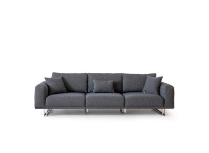 Sofa 4 Seater Relax Couch Couches Bed function Four-seater Textile Sofas