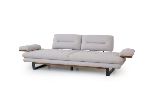 Designer Gray Sofa 3 Seat Modern Style Furniture in Living room 238cm Couches