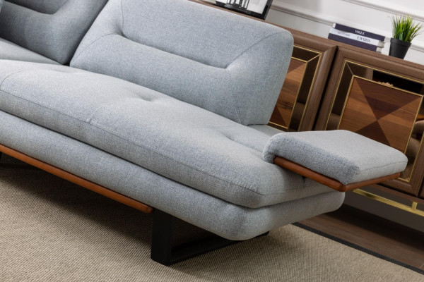 Modern Sofa set 3+1 Seater Living room Luxury Gray Couch Set Sets