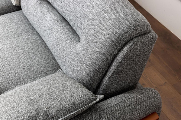 Designer Corner sofa L-shape Luxury Upholstery Textile Living landscape Furniture in the Living room
