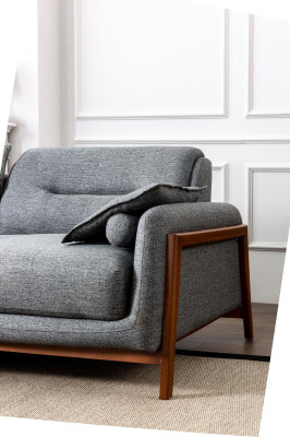 Designer Corner sofa L-shape Luxury Upholstery Textile Living landscape Furniture in the Living room