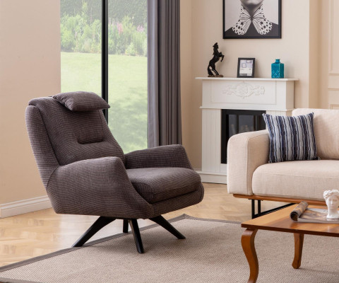 Luxury 2-piece living room set sofa 3-seater with armchair design sofa set