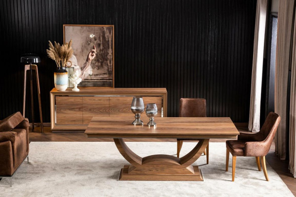 Seating group Dining set Chair Set Dining table Dining set Furniture Table 6 pieces.