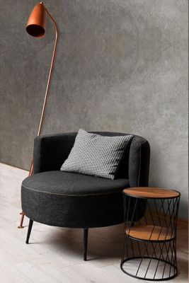 Black Modern Armchair Living room armchair Fauteuil Club chair new
