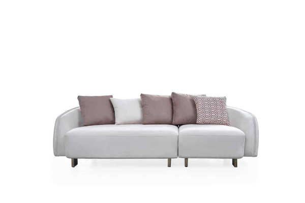 Modern three seater sofa 3 seater fabric sofa upholstered sofa white sofas new