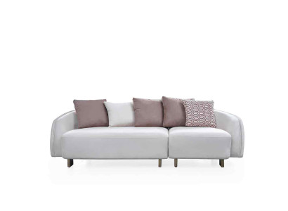 Modern three seater sofa 3 seater fabric sofa upholstered sofa white sofas new