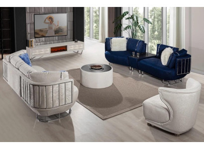 exclusive s Living room Set Sofa 3+3 with Table Armchair and Coffee table 4 pieces