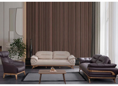 Living room Furniture Designer Sofa set Three-seater Armchair Seating group new