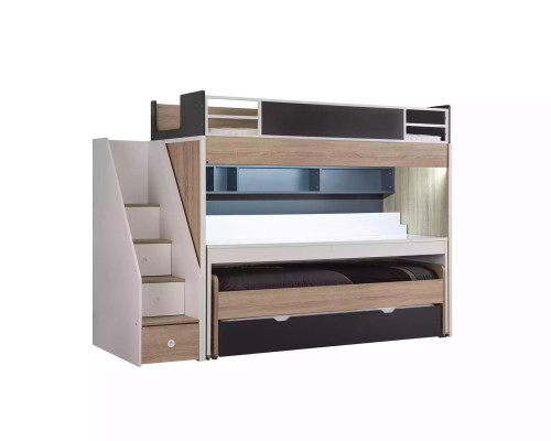 Luxury Bunk bed Bed 3 sleeping places Multifunction bed Wood Loft bed Wood