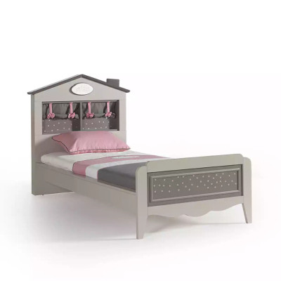 Children's furniture luxury children's room suite bed desk gray 5 pieces
